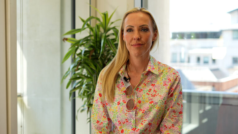 Emma Turner - women from Vistry client testimonial image after completing their leadership training programme.